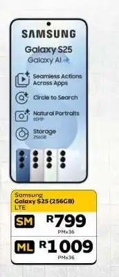 MTN Samsung Galaxy S25 (256GB) LTE offer