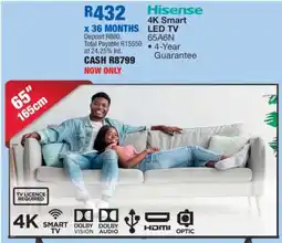 OK Furniture Hisense 4K Smart LED TV offer