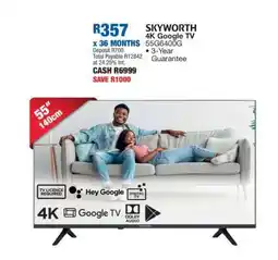 OK Furniture SKYWORTH 4K Google TV 55G6400G offer