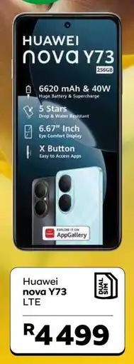 MTN Huawei nova Y73 LTE offer