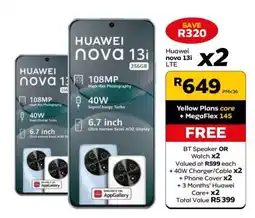 MTN Huawei nova 13i LTE offer
