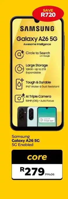 MTN Samsung Galaxy A26 5G offer