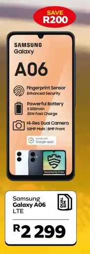 MTN Samsung Galaxy A06 LTE offer