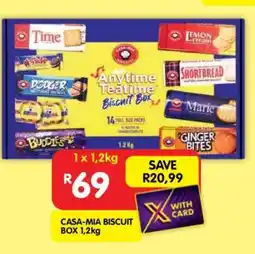 Shoprite CASA-MIA BISCUIT BOX 1,2kg offer