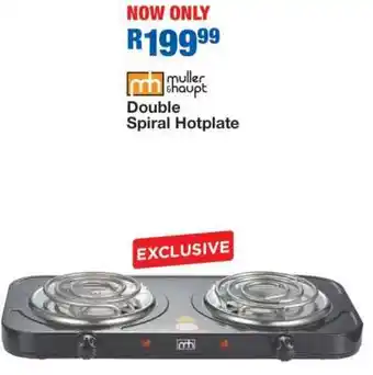 OK Furniture Muller Haupt Double Spiral Hotplate offer