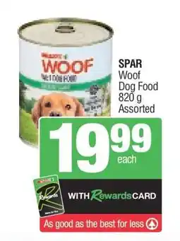 Spar SPAR Woof Dog Food offer