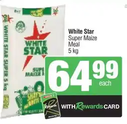 Spar WHITE STAR SUPER MAIZE MEAL offer
