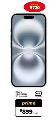 MTN iPhone 16 (128GB) offer