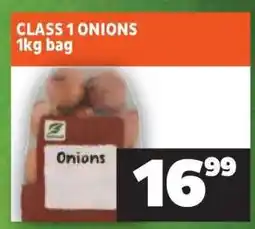 Shoprite CLASS 1 ONIONS 1kg bag offer