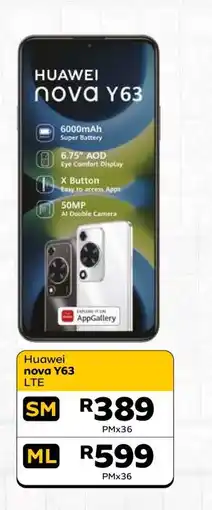 MTN Huawei nova Y63 LTE offer