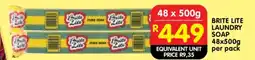 Shoprite BRITE LITE LAUNDRY SOAP offer