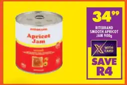 Shoprite RITEBRAND SMOOTH APRICOT JAM 900g offer