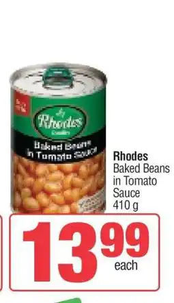 Spar Rhodes Baked Beans in Tomato Sauce offer