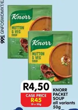 Shoprite Knorr Packet Soup offer