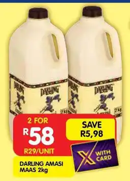 Shoprite DARLING AMASI MAAS 2kg offer