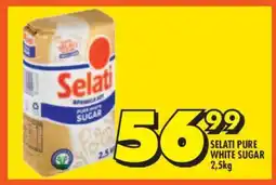 Shoprite SELATI PURE WHITE SUGAR 2,5kg offer
