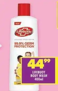 Shoprite Lifebuoy Body Wash 400ml offer