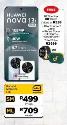 MTN Huawei nova 13i LTE offer