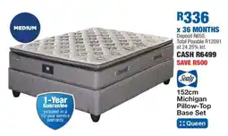 OK Furniture Sealy 152cm Michigan Pillow-Top Base Set offer
