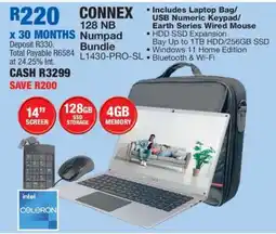 OK Furniture CONNEX 128 NB Numpad Bundle L1430-PRO-SL offer