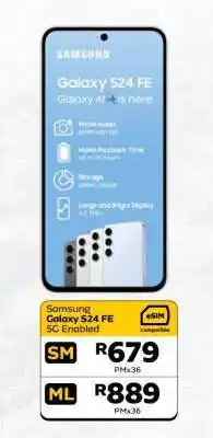 MTN Samsung Galaxy S24 FE 5G Enabled offer