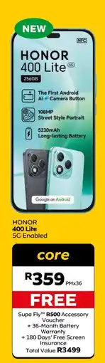MTN HONOR 400 Lite offer