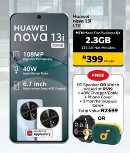 MTN Huawei nova 13i LTE offer