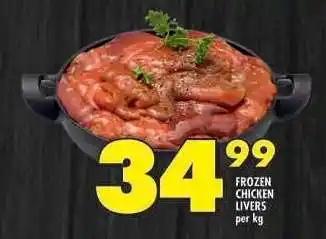 Shoprite Frozen chicken livers offer