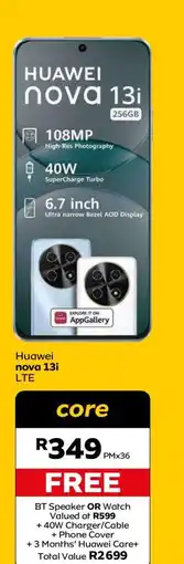 MTN Huawei nova 13i LTE offer