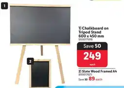 Makro Chalkboard on Tripod Stand 600 x 450 mm offer