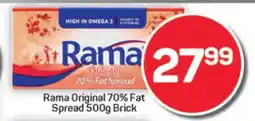 Pick n Pay Hypermarket Rama Original 70% Fat Spread 500g Brick offer