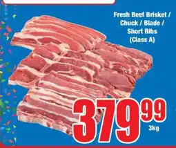Boxer Fresh Beef Brisket / Chuck / Blade / Short Ribs (Class A) offer
