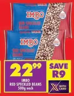 Shoprite IMBO Red Speckled Beans offer