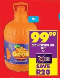 Shoprite OROS CONCENTRATED JUICE offer
