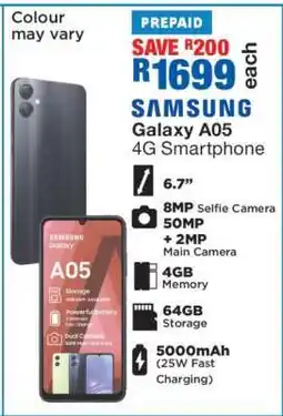 OK Furniture Samsung Galaxy A05 4G Smartphone offer
