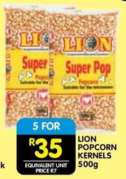 Shoprite LION POPCORN KERNELS 500g offer