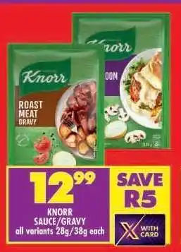 Shoprite KNORR SAUCE/GRAVY offer