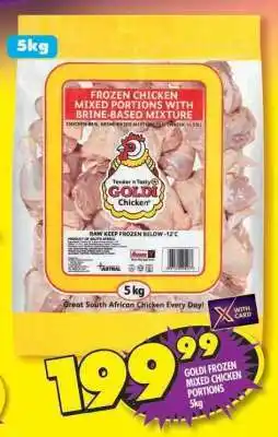 Shoprite GOLDI FROZEN MIXED CHICKEN PORTIONS 5kg offer