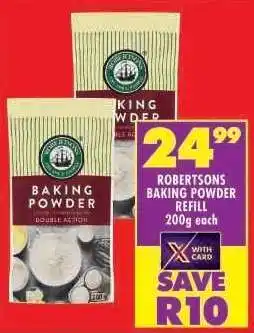Shoprite ROBERTSONS BAKING POWDER REFILL offer