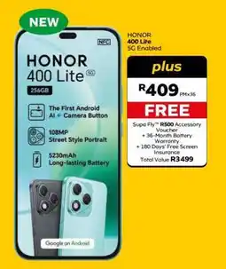 MTN HONOR 400 Lite 5G Enabled offer