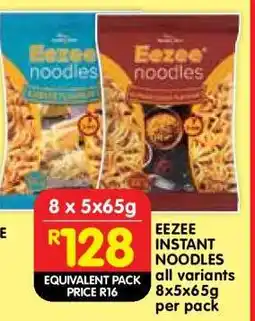 Shoprite EEZEE INSTANT NOODLES offer