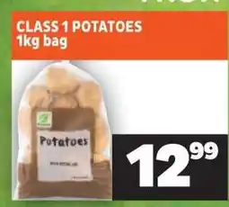 Shoprite CLASS 1 POTATOES 1kg bag offer