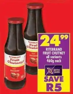 Shoprite Ritebrand Fruit Chutney offer