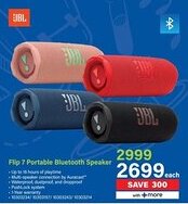 Incredible Connection JBL Flip 7 Portable Bluetooth Speaker offer