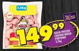 Shoprite GOLDI FROZEN CHICKEN MIXED PORTIONS 3,5kg offer