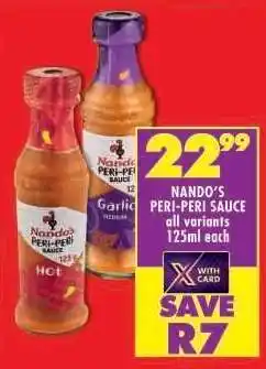 Shoprite Nando's Peri-Peri Sauce offer