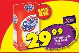 Shoprite Golden Cloud Cake Flour 2.5Kg offer