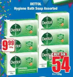 Boxer DETTOL Hygiene Bath Soap Assorted offer