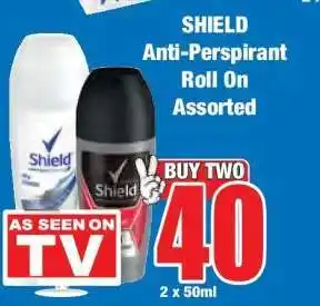 Boxer SHIELD Anti-Perspirant Roll On Assorted offer