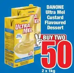 Boxer DANONE ULTRA MEL CUSTARD FLAVOURED DESSERT offer